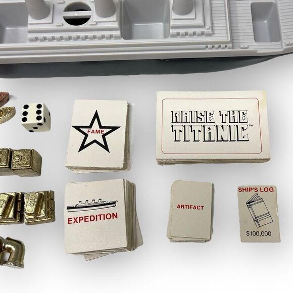 Raise The Titanic 1987 Hoyle Board Game Replacement Parts Pieces Incomplete - Picture 5 of 5